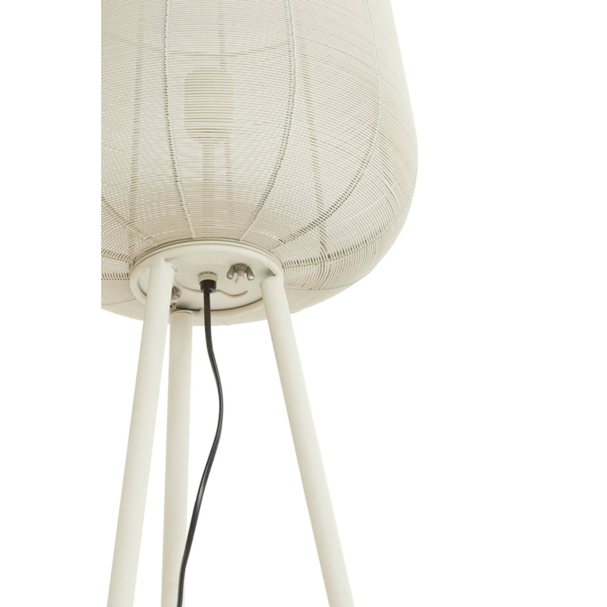 Adeta 135cm Blanc crémeux lampadaire De Light & Living - 