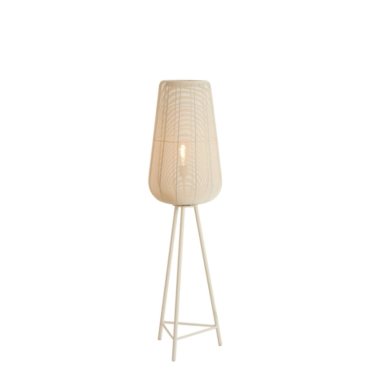 Adeta 135cm Blanc crémeux lampadaire De Light & Living - 