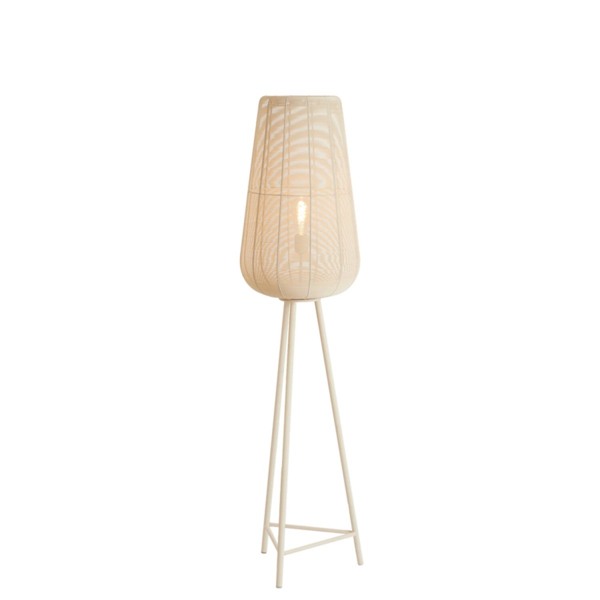Adeta 147cm Blanc crémeux lampadaire De Light & Living - 