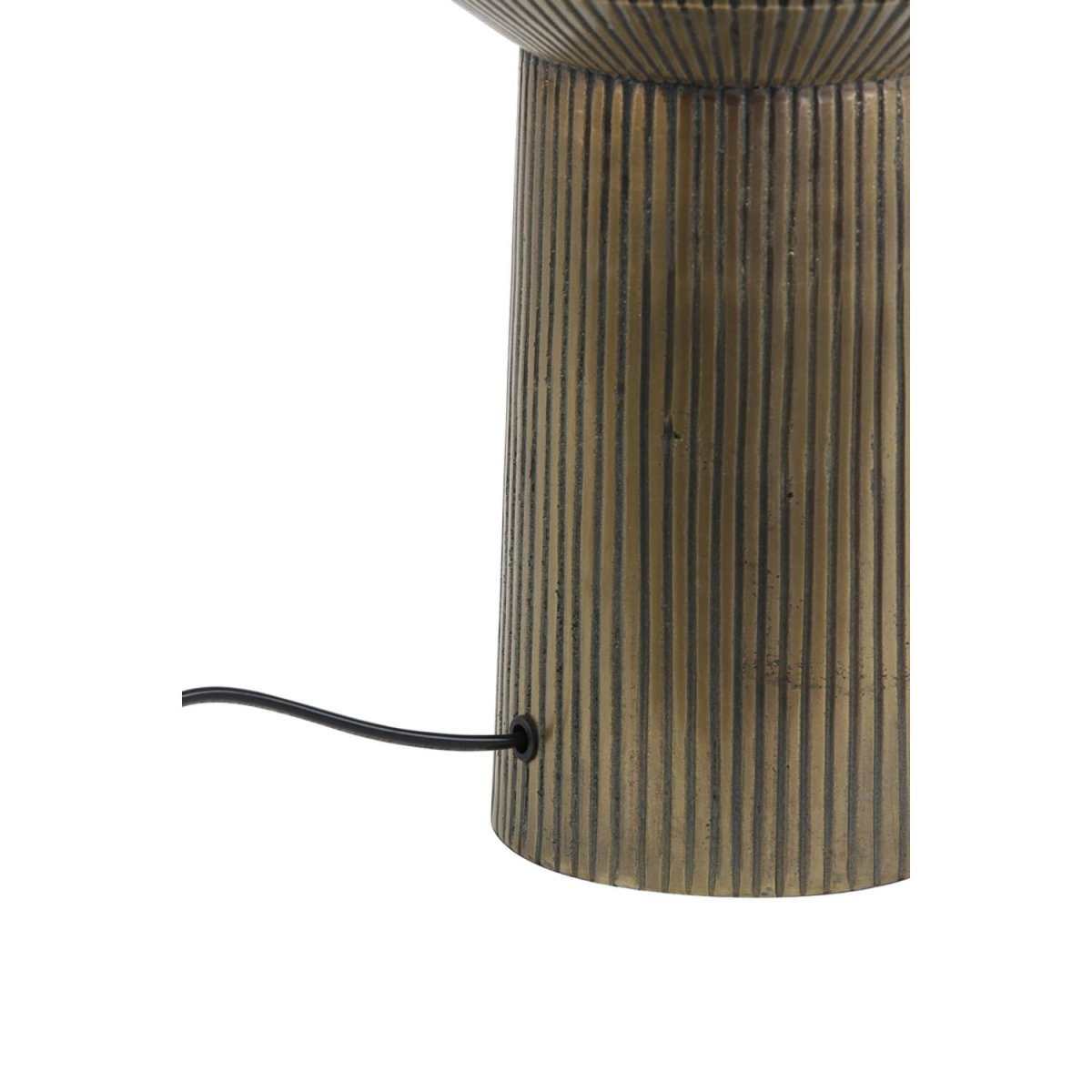 Briska 50cm Bronze pied de lampe De Light & Living - Pied de lampe Briska – une élégante combinaison de design industriel et de charme vintage.