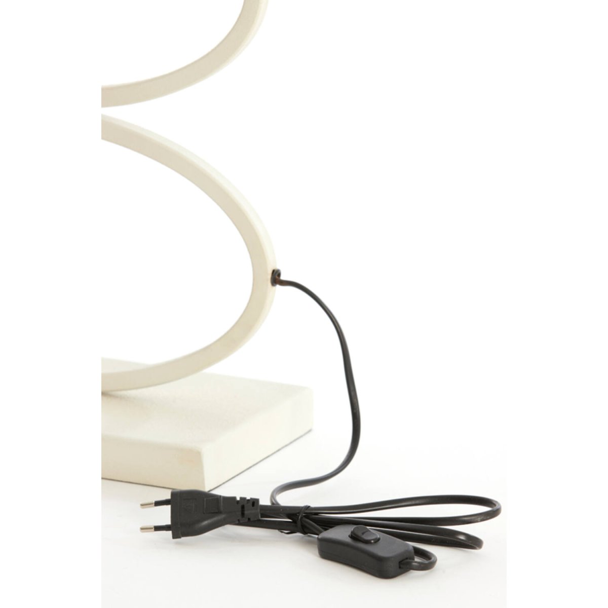 Stelius 60cm Blanc crémeux pied de lampe De Light & Living - 