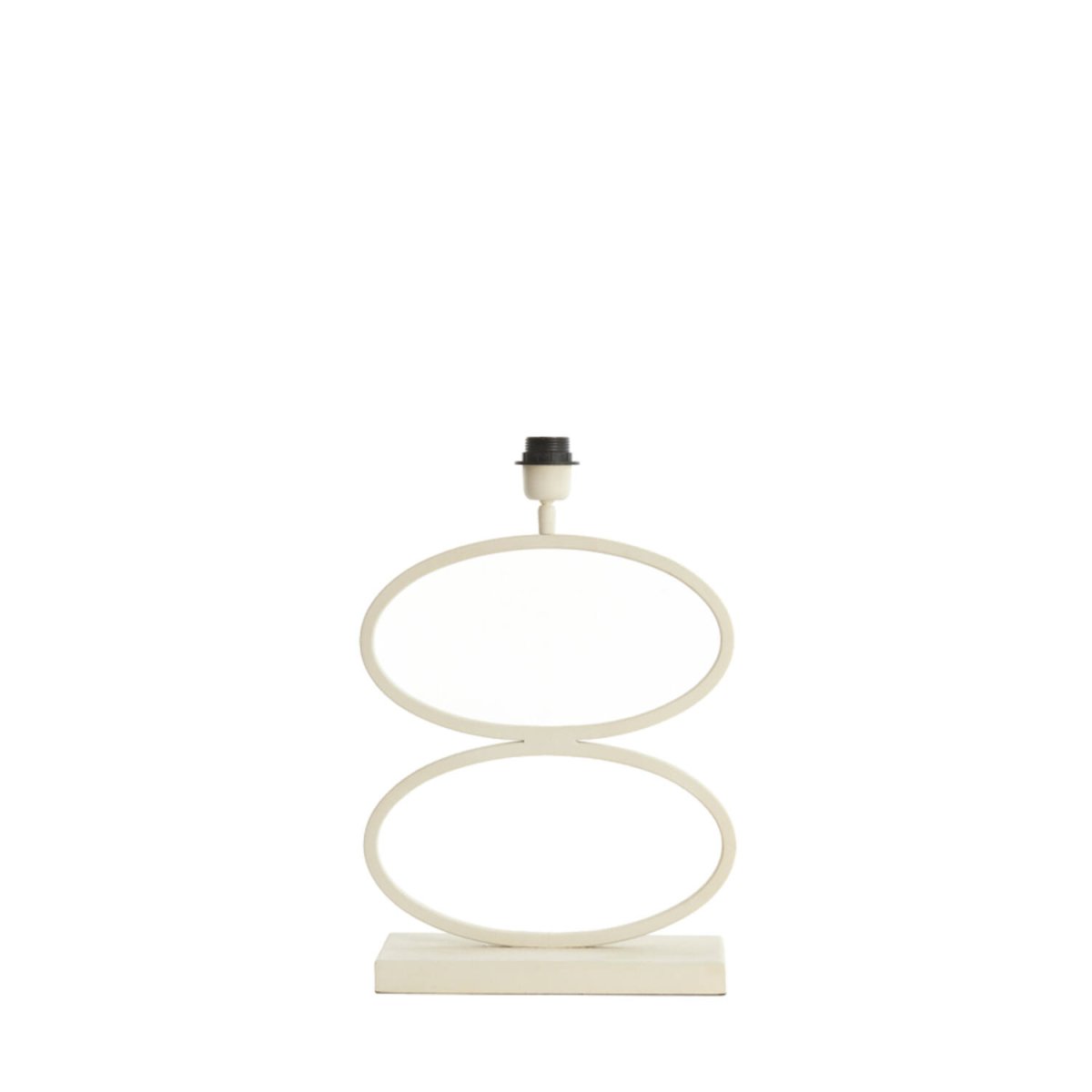 Stelius 42cm Blanc crémeux pied de lampe De Light & Living - 