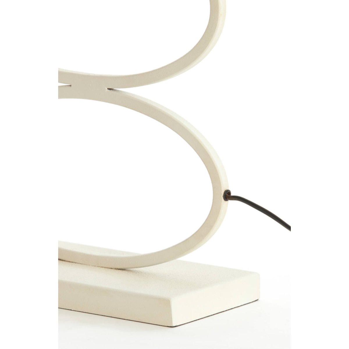 Stelius 42cm Blanc crémeux pied de lampe De Light & Living - 