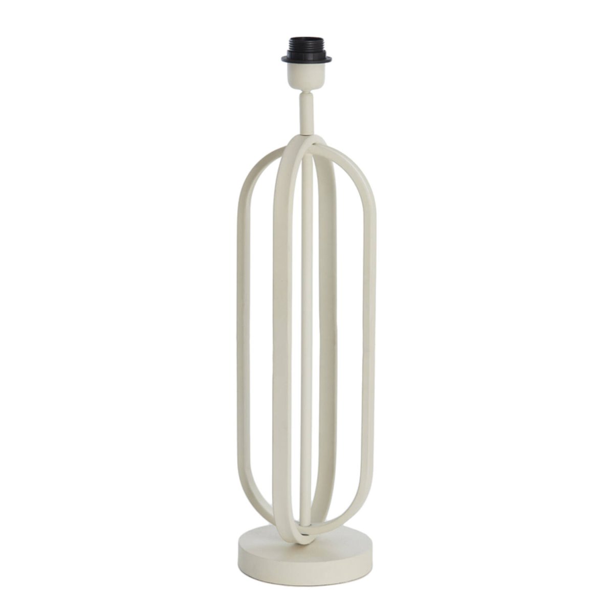 Aster 55cm Blanc crémeux pied de lampe De Light & Living - 