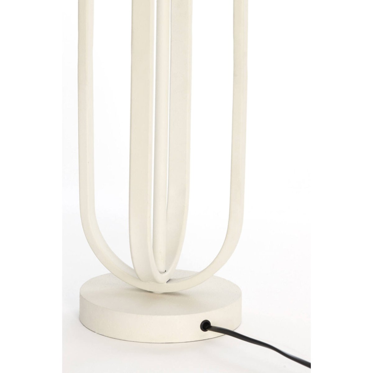 Aster 55cm Blanc crémeux pied de lampe De Light & Living - 