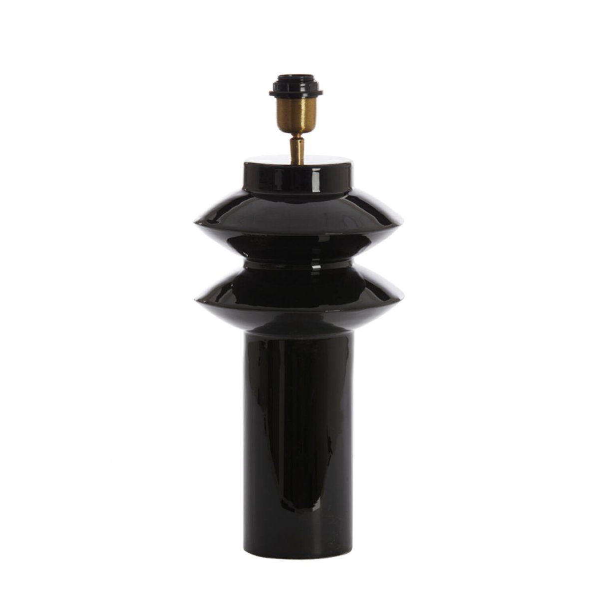 Petch 40cm Noir pied de lampe De Light & Living - 