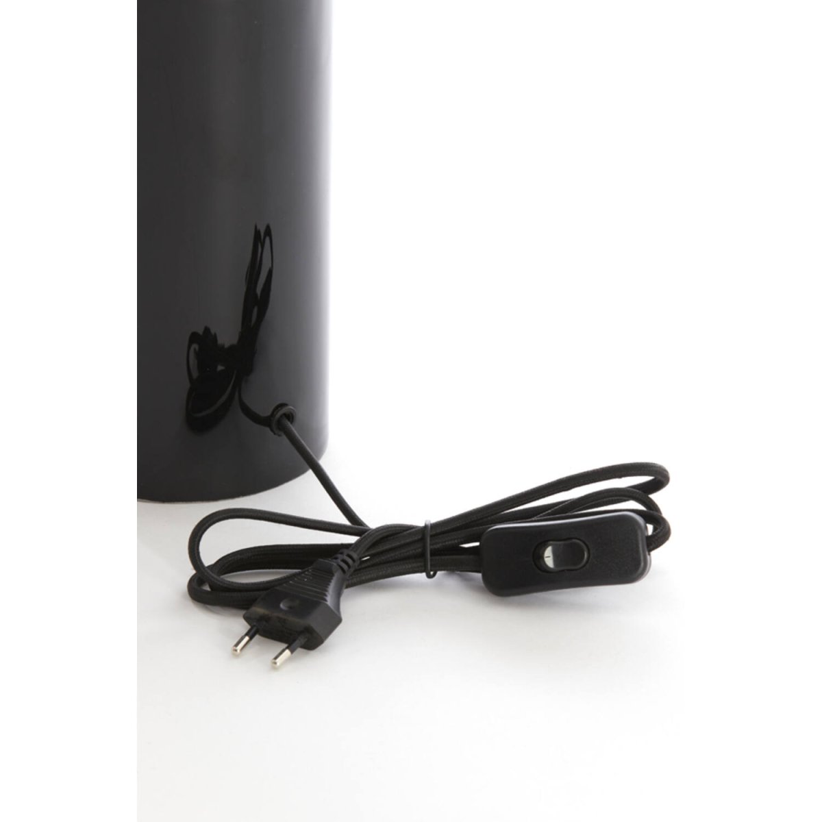 Petch 40cm Noir pied de lampe De Light & Living - 