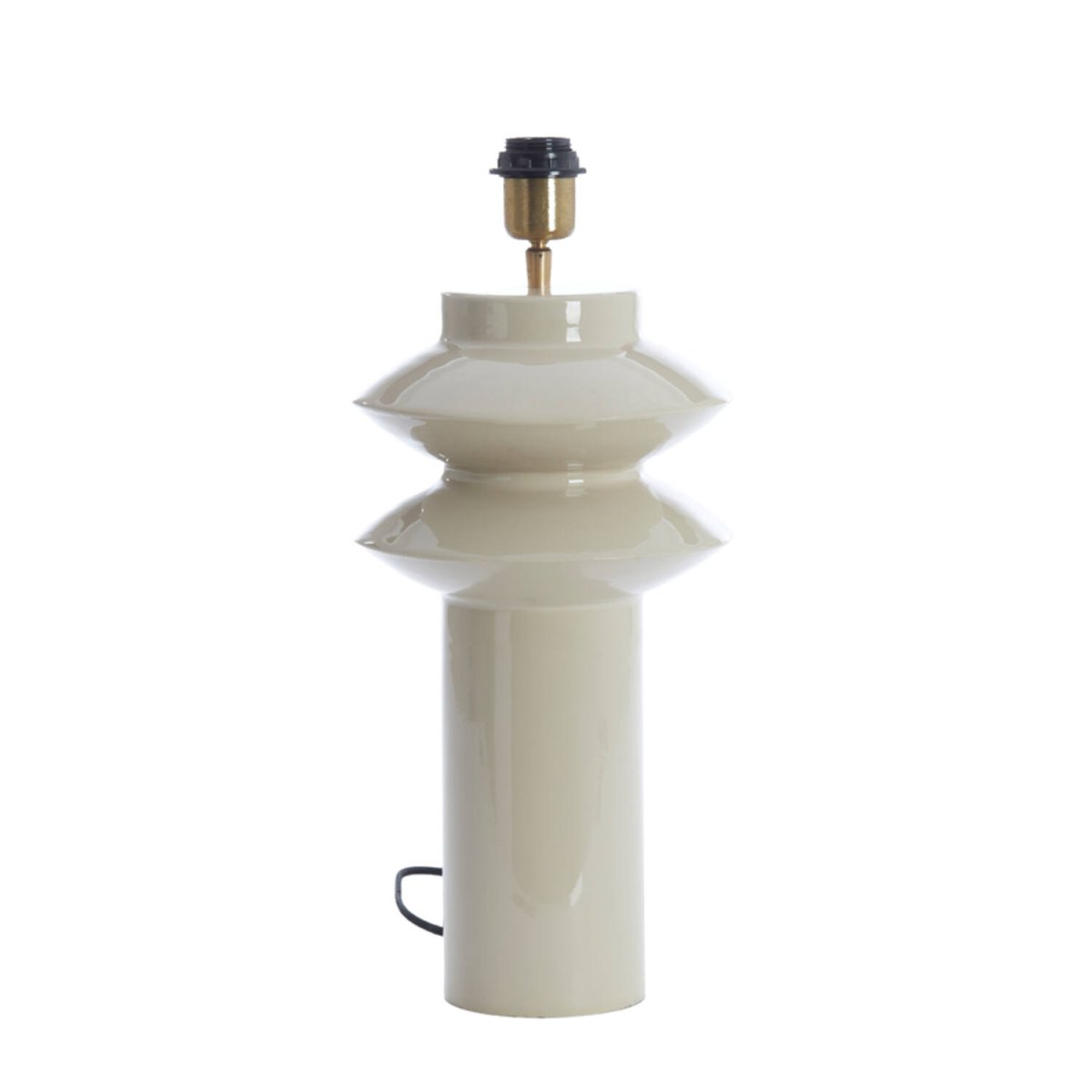 Petch 40cm Grège pied de lampe De Light & Living - 