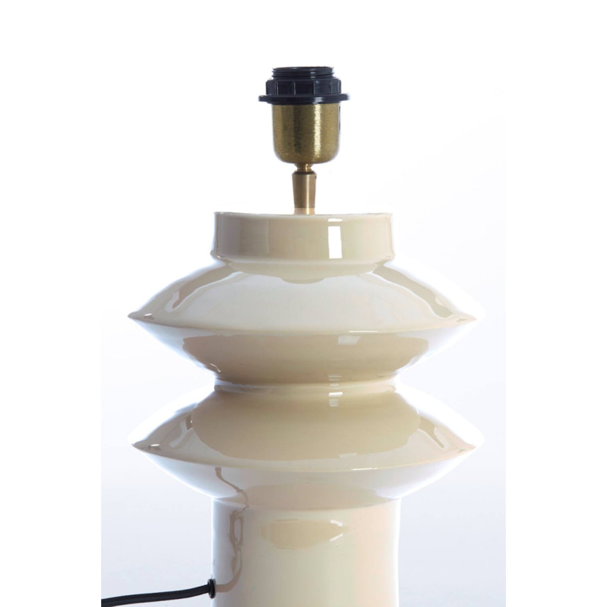 Petch 40cm Grège pied de lampe De Light & Living - 