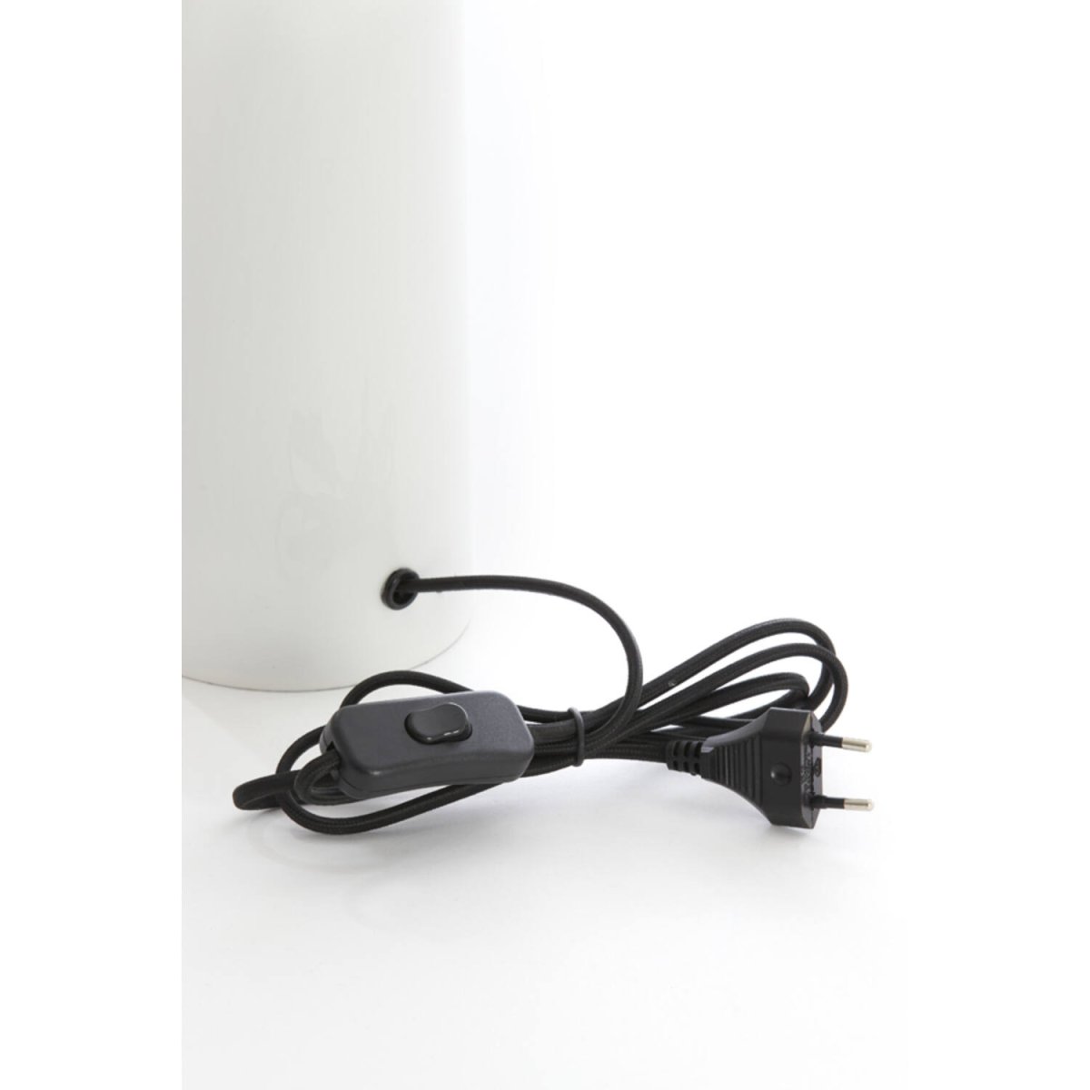 Petch 40cm Blanc pied de lampe De Light & Living - 