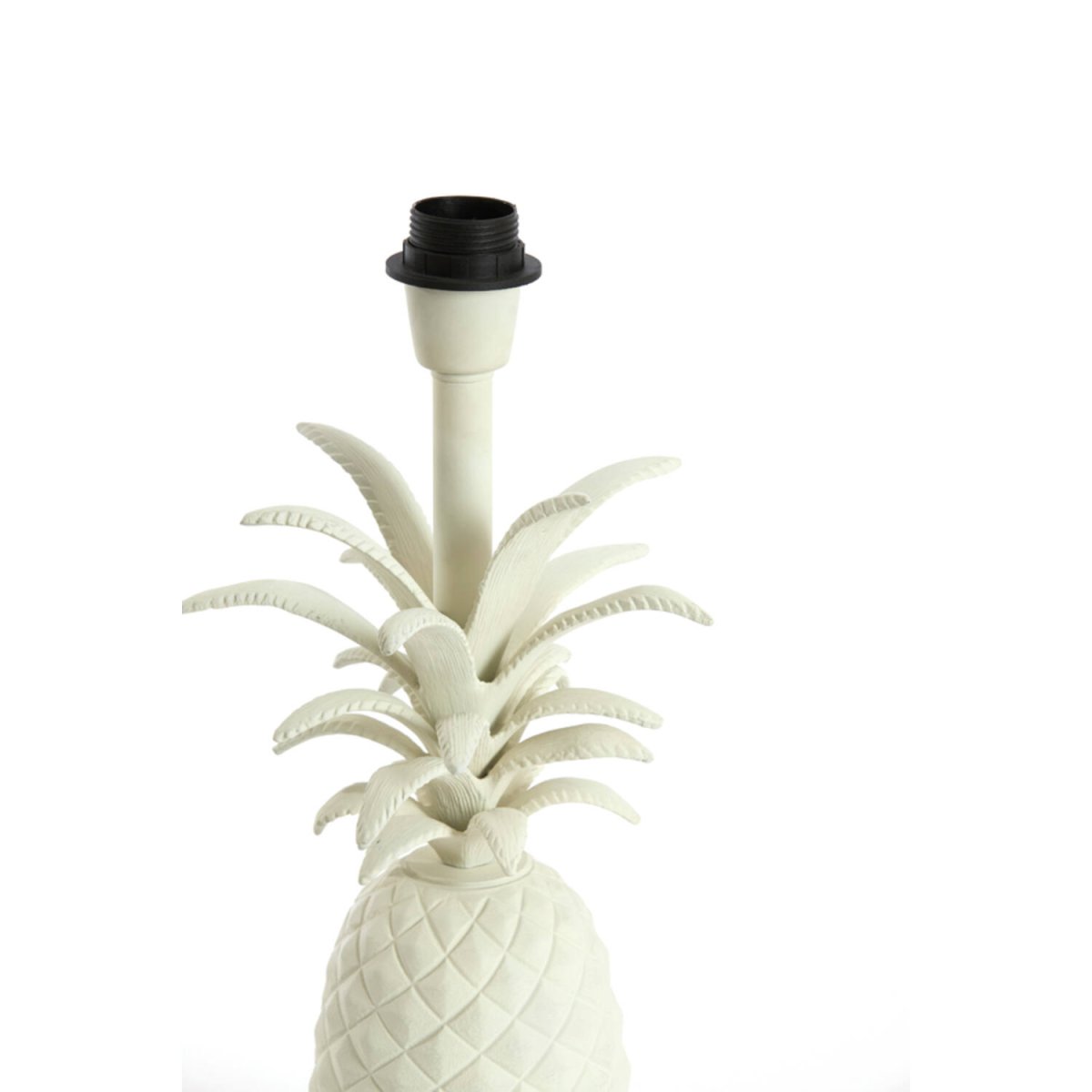 Pineapple 37cm Blanc crémeux pied de lampe De Light & Living - 