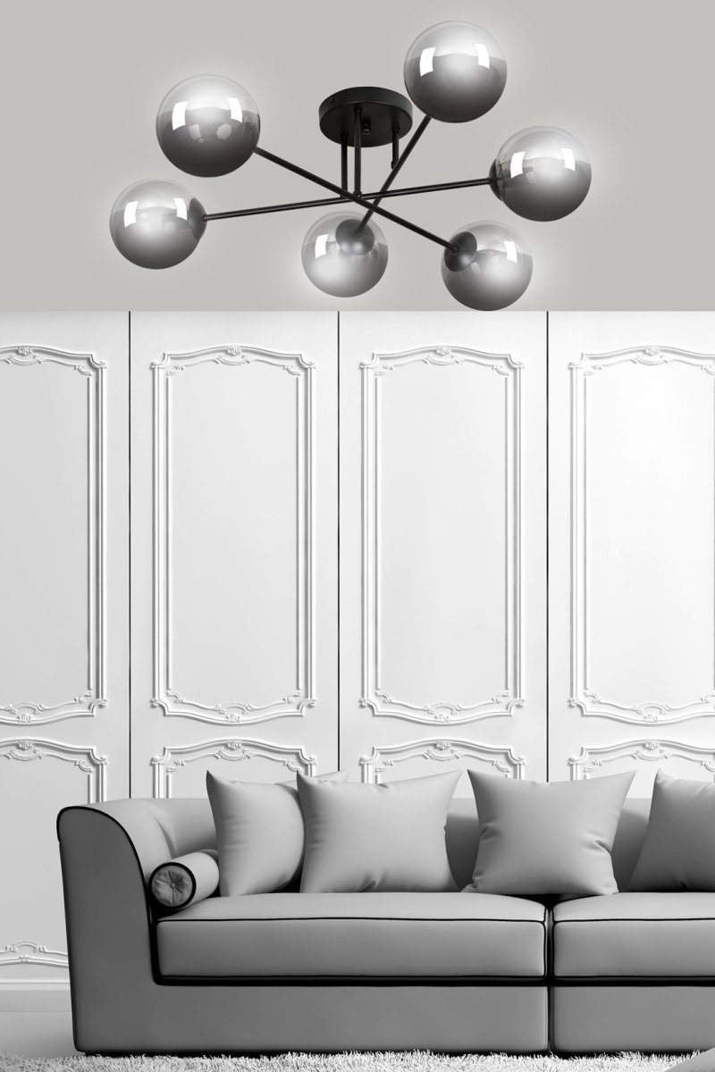 Brendi Ø75 plafonnier De Emibig Lighting - Avec ces plafonniers, vous pouvez éclairer de manière optimale même les grandes pièces.