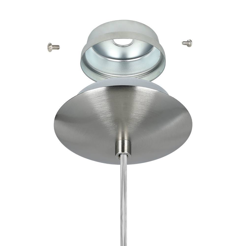 Troy Ø10 Blanc suspension De Eglo - Avec son abat-jour blanc, il émet une lumière douce et agréable, parfaite pour créer une atmosphère calme et accueillante dans la cuisine, la salle à manger ou au dessus d'une table de cuisine.