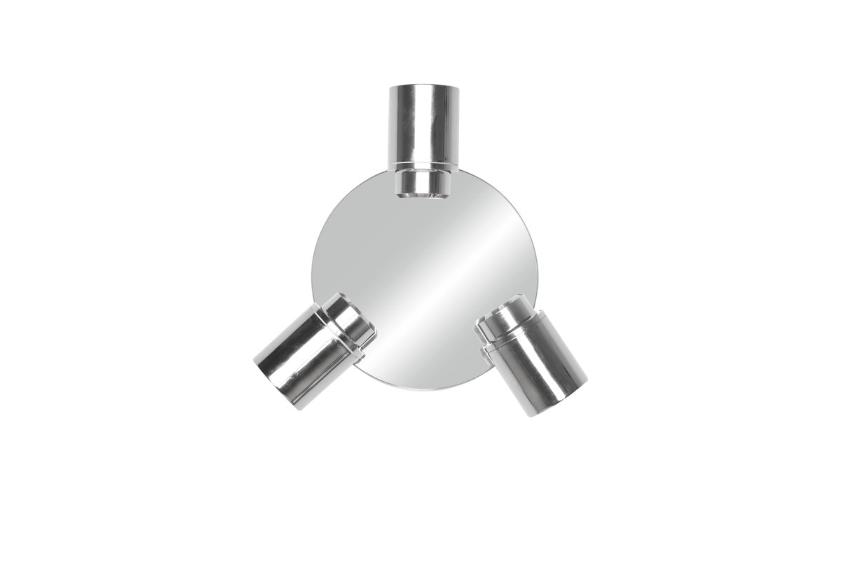 Angelo Ø20 Chrome lampe de salle de bain De Trio Lighting - Ce spot classique offre une lumière directionnelle et dispose d'abat-jour réglables en continu, parfaits pour mettre en valeur les détails dans les salons et les salles de bains.