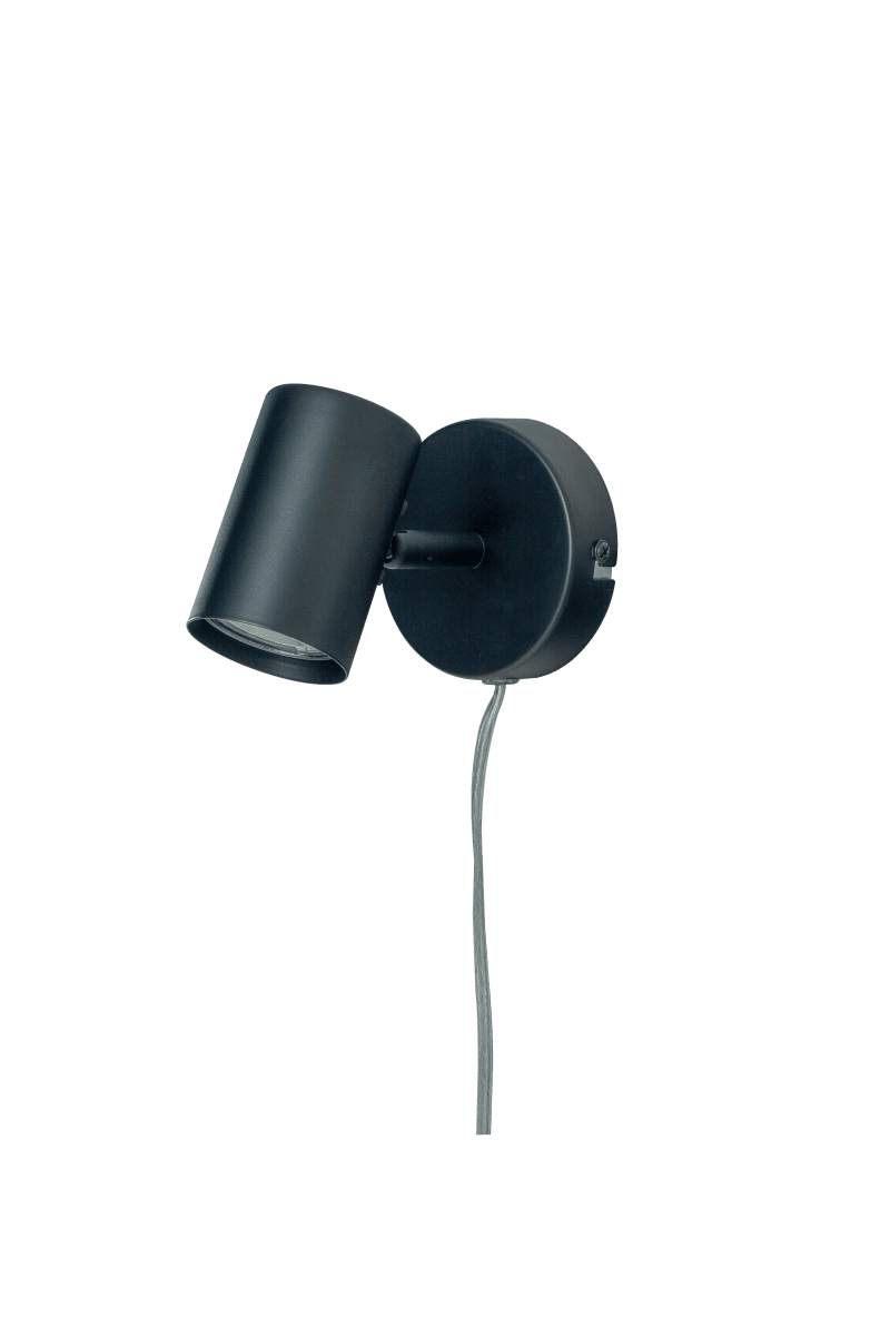 Hugin Noir lampe de lecture De Aneta Lighting - Peut &ecirc;tre combin&eacute; avantageusement avec nos autres luminaires de la famille Hugin.