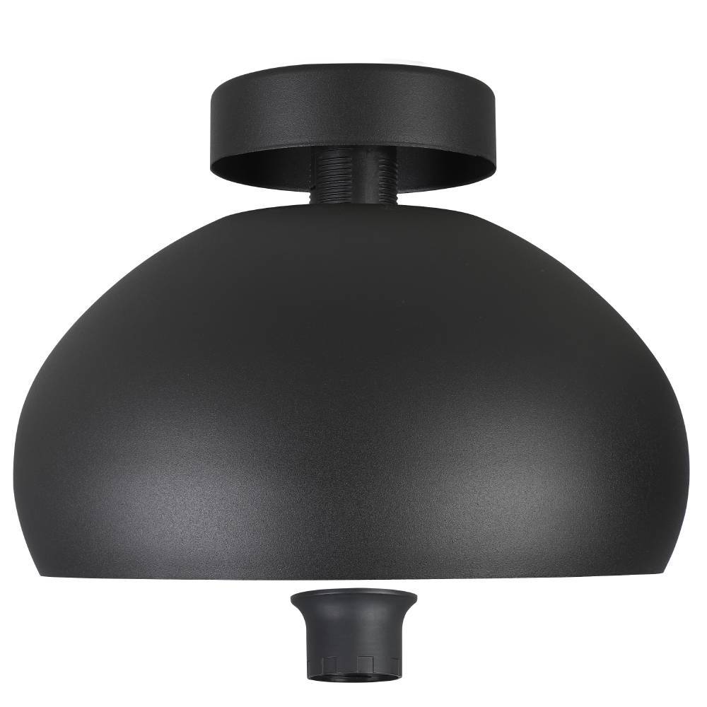 Mogano Ø28 Noir plafonnier De Eglo - Avec sa forme doucement arrondie en finition noire et cuivre, il crée une atmosphère chaleureuse et cosy, parfaite pour le salon, la chambre ou le couloir.