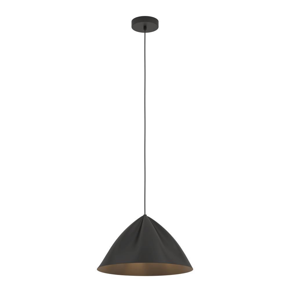 Podere Ø43 Noir suspension De Eglo - de manière confortable et est donc idéal pour créer une atmosphère chaleureuse et accueillante au-dessus de la table à manger ou dans le salon.