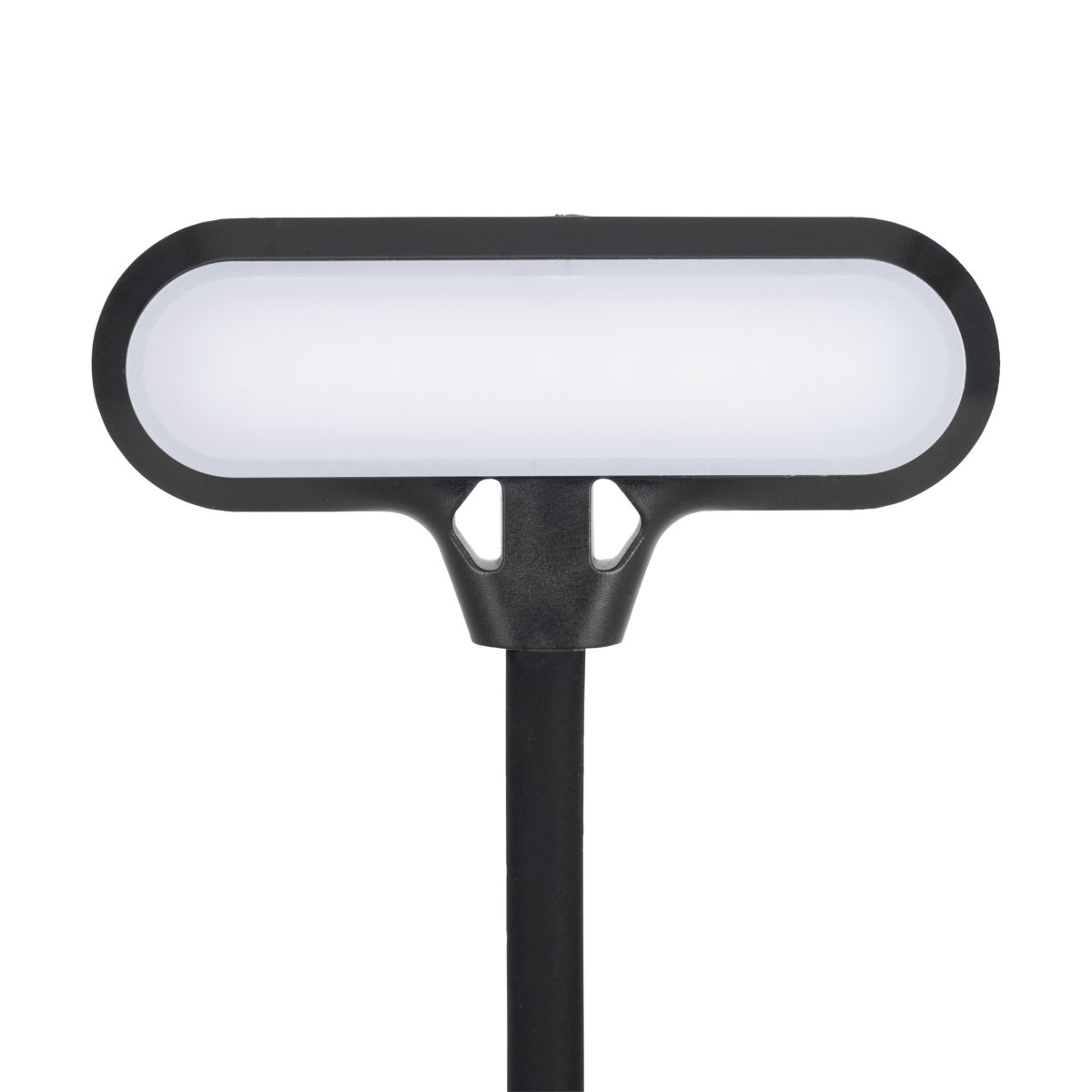 Yamenzi Noir portable De Eglo - Yamenzi est une lampe LED pratique et flexible dotée d'une pince permettant de la fixer à un bureau, une tête de lit ou une étagère, par exemple.
