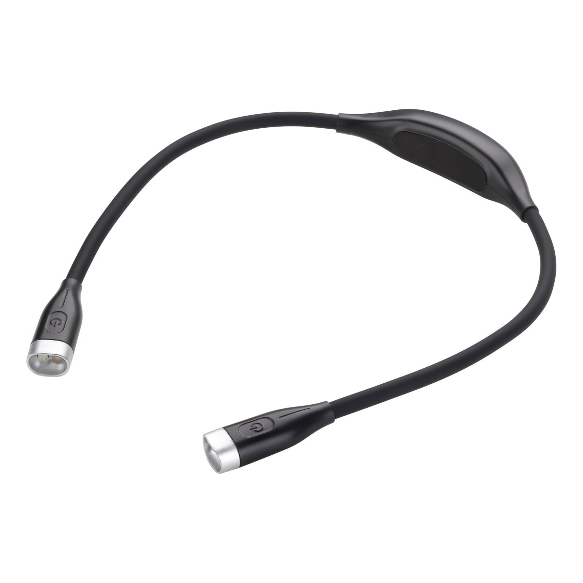 Yamenzi Noir portable De Eglo - Yamenzi est une lampe LED intelligente et flexible qui se porte confortablement autour du cou et offre un éclairage directionnel mains libres.