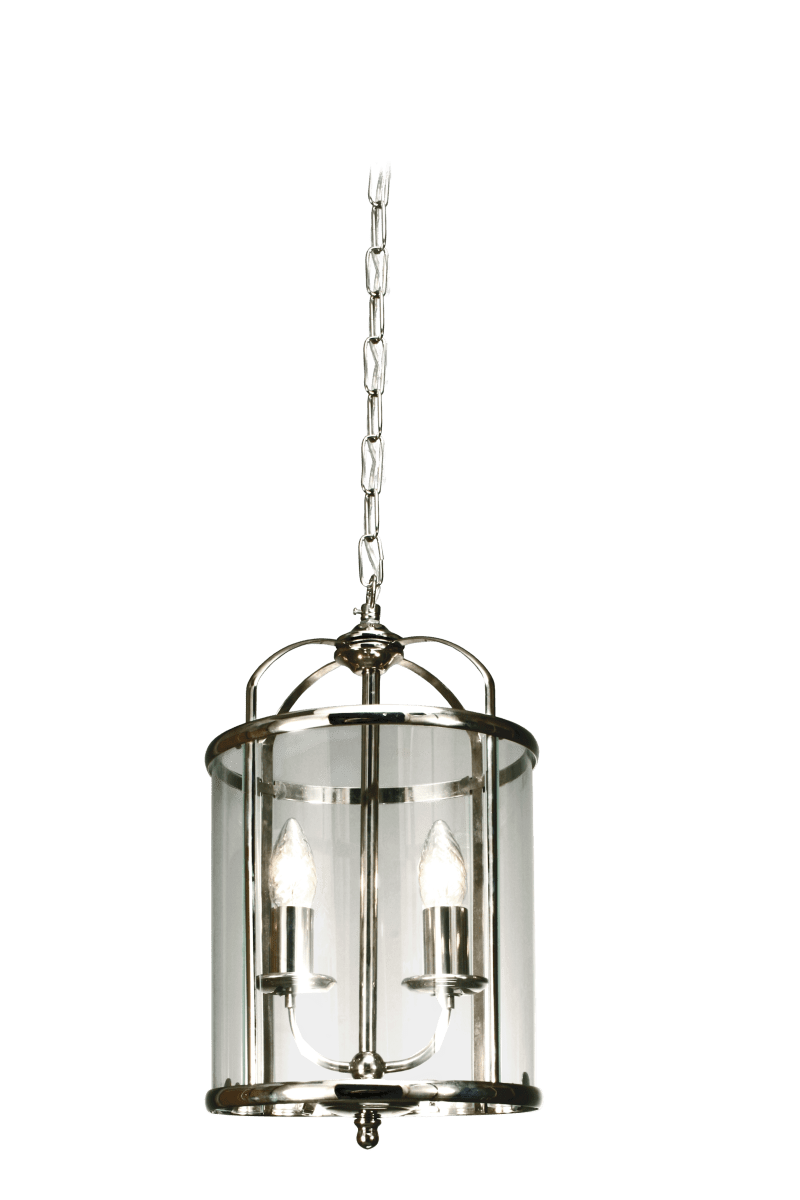 Budgie Ø23 Chrome suspension De Aneta Lighting - Baldaquin de plafond en métal de couleur assortie avec suspension à crochet et pince de connexion.