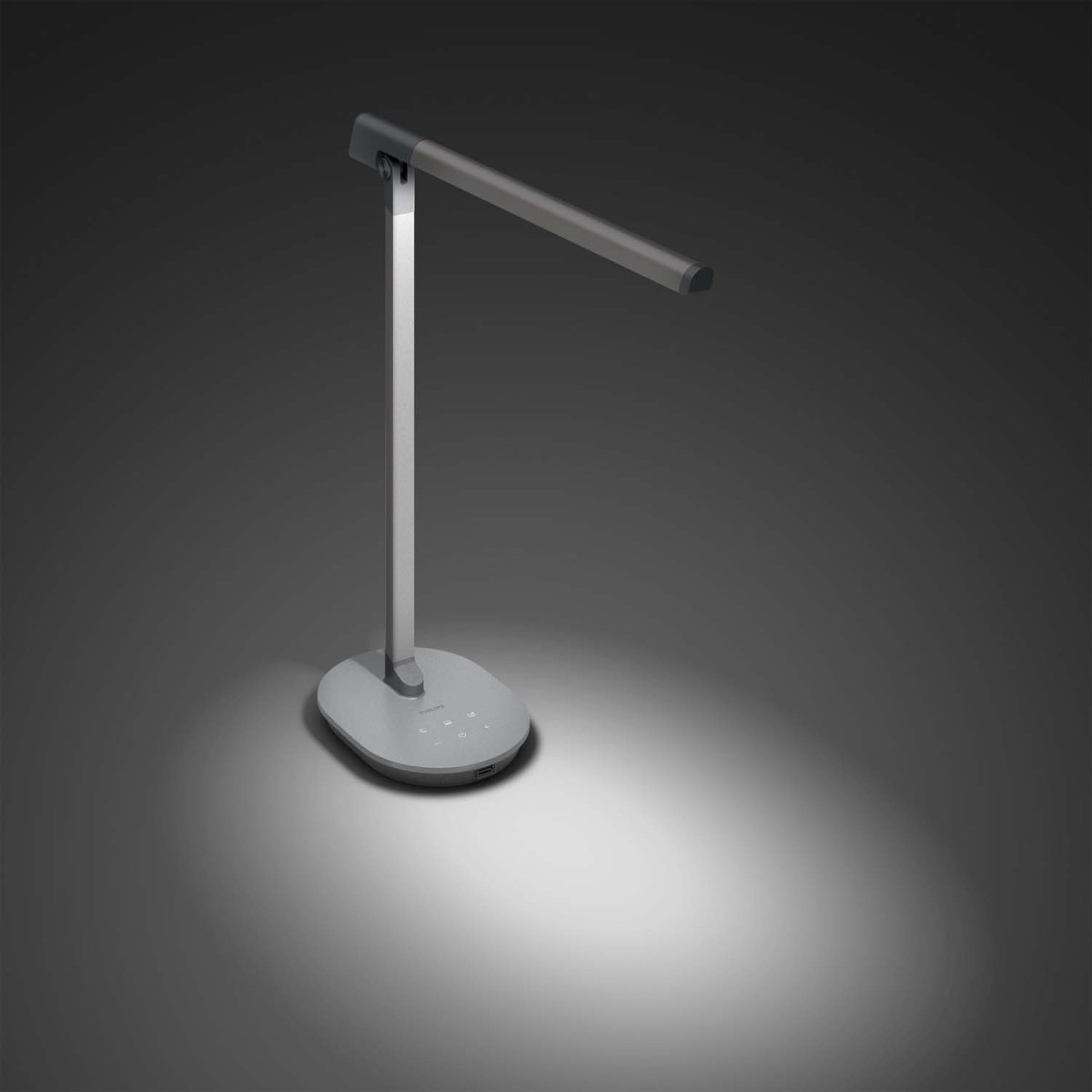 Sword 42cm Gris foncé lampe de bureau De Philips - Avec sa conception robuste et ses performances optimales, la lampe de table Philips LED Performance est la lumière parfaite pour votre maison.