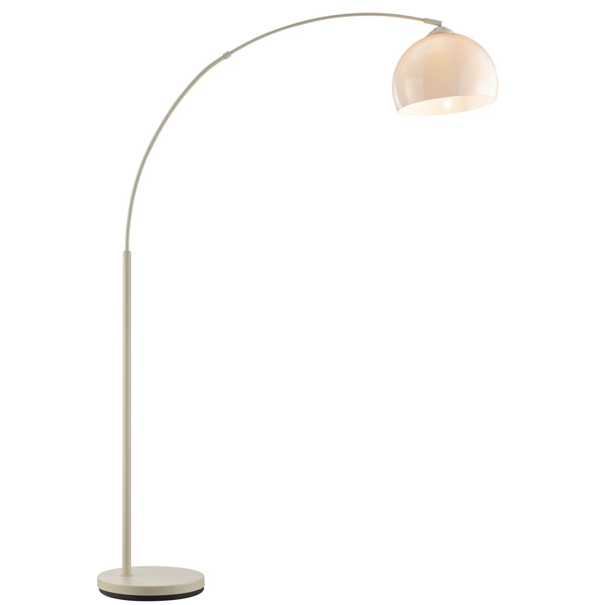 Vessa Beige lampadaire De Brilliant - Le lampadaire est fourni avec un c&acirc;ble noir de 2 m&egrave;tres, un interrupteur au pied et une prise secteur.