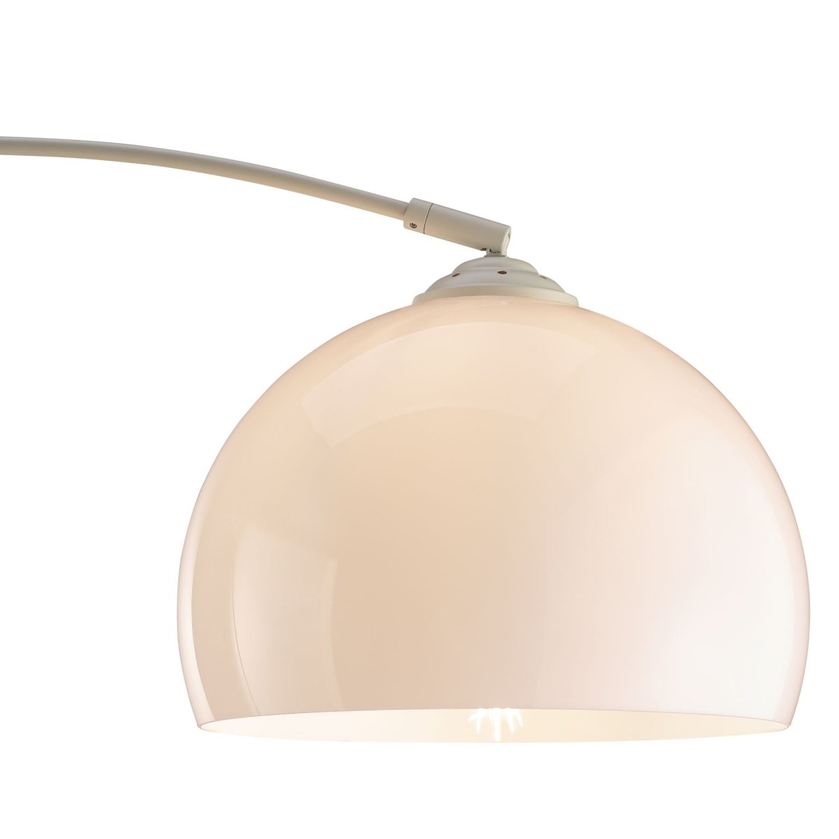 Vessa Beige lampadaire De Brilliant - Le lampadaire est fourni avec un c&acirc;ble noir de 2 m&egrave;tres, un interrupteur au pied et une prise secteur.