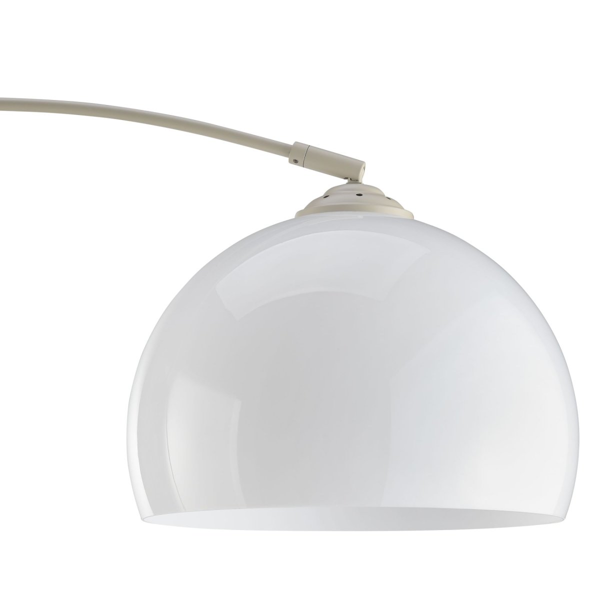 Vessa Beige lampadaire De Brilliant - Le lampadaire est fourni avec un c&acirc;ble noir de 2 m&egrave;tres, un interrupteur au pied et une prise secteur.