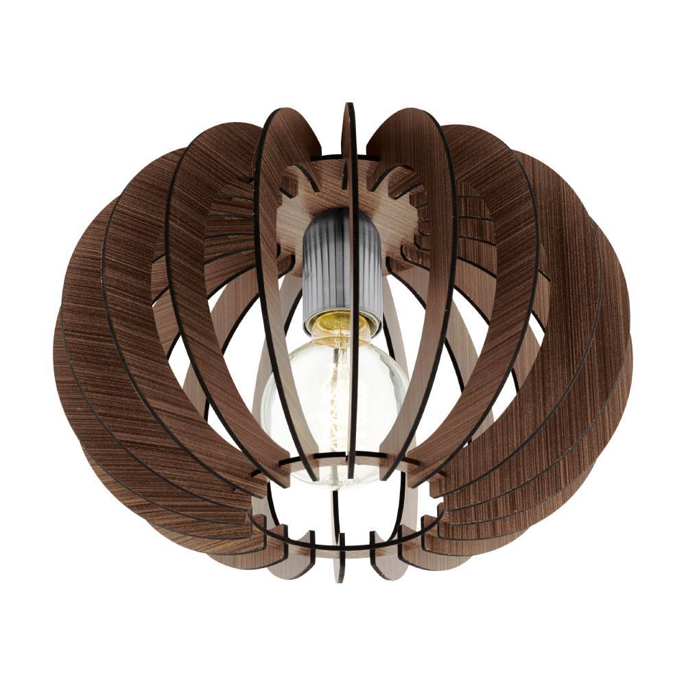  Stellato Ø40 Nature plafonnier De Eglo - La construction innovante &agrave; lamelles de la lampe fait appara&icirc;tre la source lumineuse comme faisant partie du design, ce qui la rend parfaite pour les salons, les chambres ou les salles &agrave; manger.