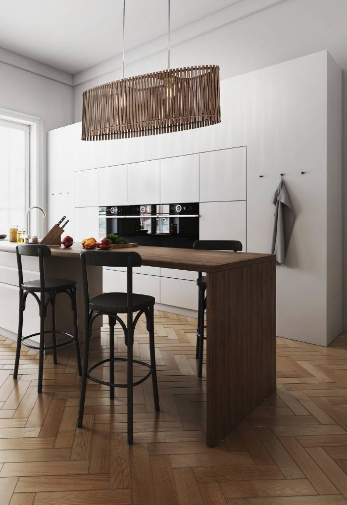 Sendero 77cm Bois foncé suspension De Eglo - Le magnifique abat-jour ovale en lattes de bois marron offre une lumière douce et agréable tout en donnant à la pièce une atmosphère chaleureuse et accueillante.