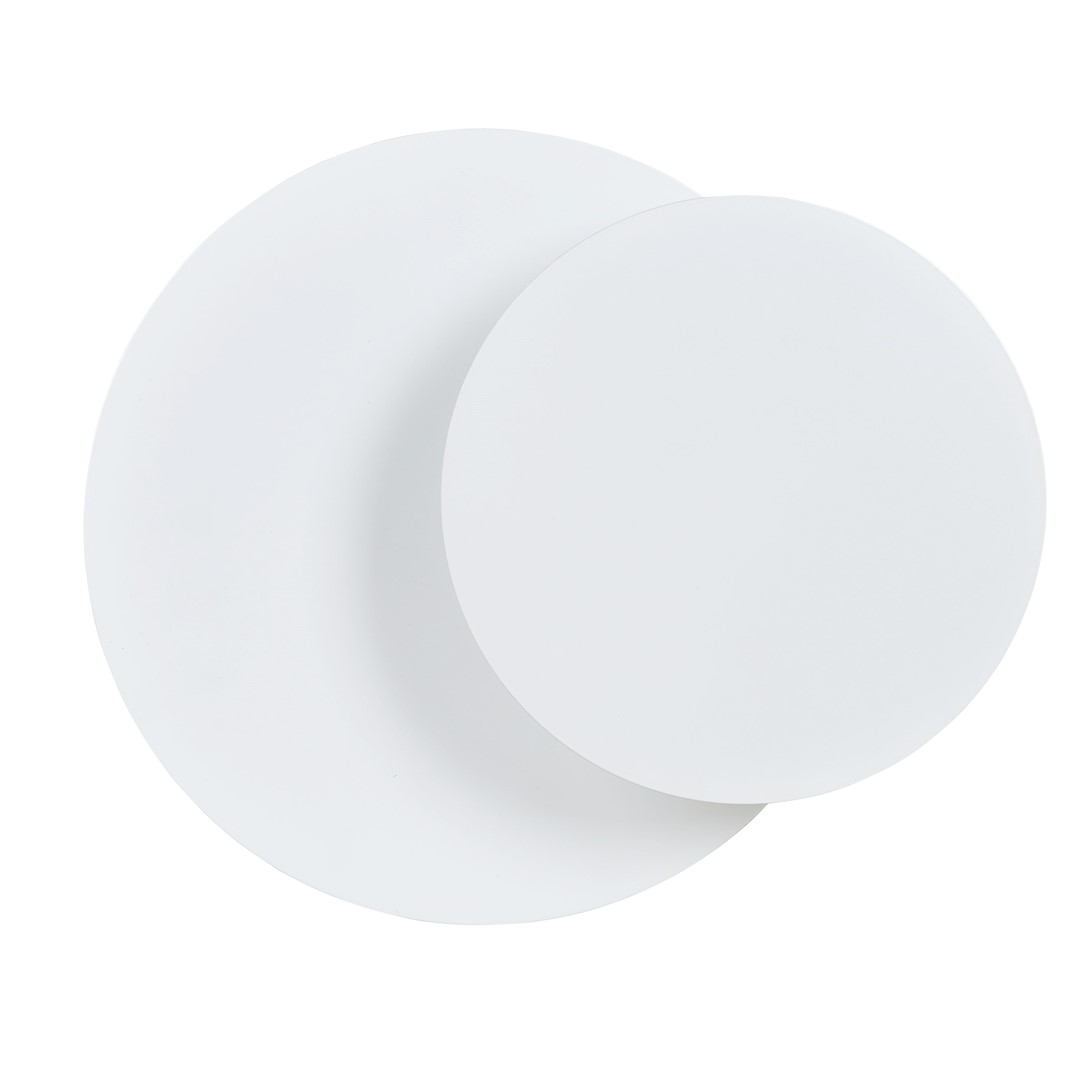 Circle 22cm Blanc applique murale De Emibig Lighting - En même temps, il remplit parfaitement sa fonction et est idéal pour être placé dans le salon, la chambre ou le couloir.