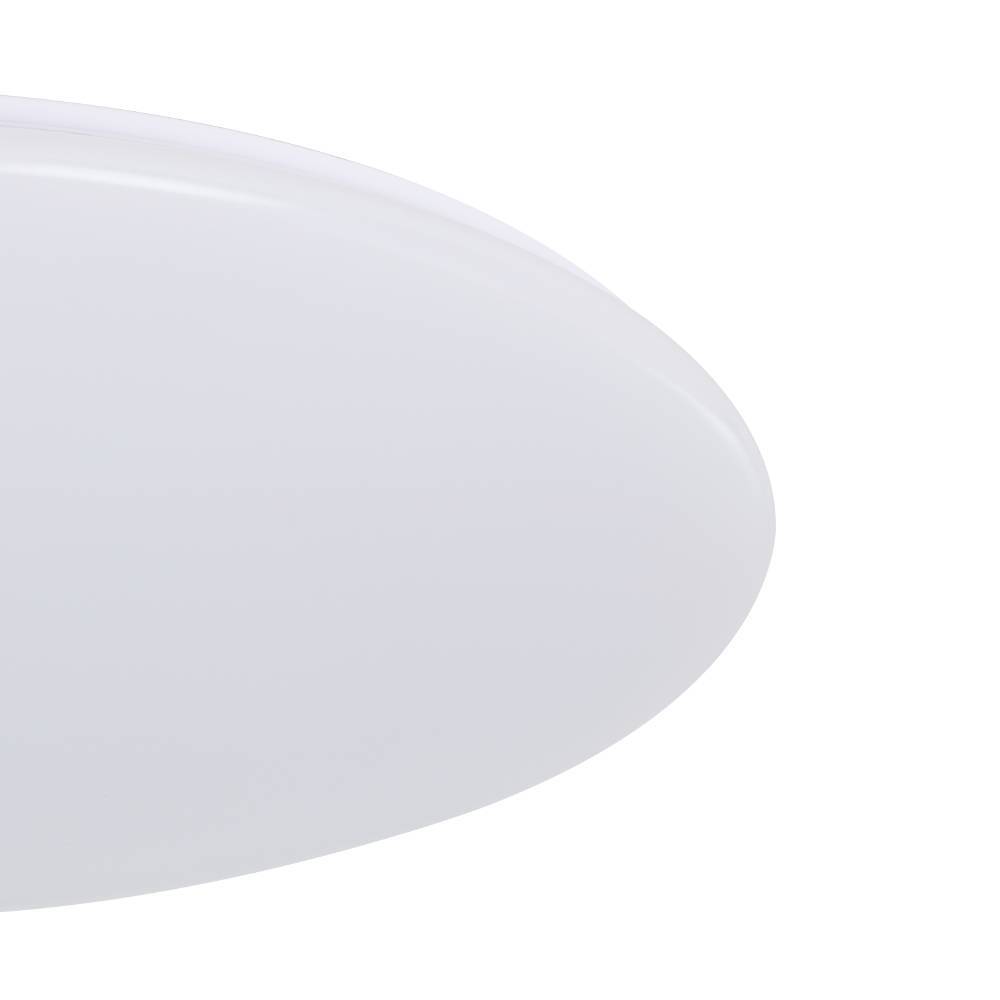 Giron Ø100 Blanc plafonnier De Eglo - Il dispose &eacute;galement d'une fonction m&eacute;moire qui enregistre vos derniers r&eacute;glages et d'une fonction veilleuse qui fournit une lumi&egrave;re plus douce et plus tamis&eacute;e, cr&eacute;ant une atmosph&egrave;re plus paisible la nuit.