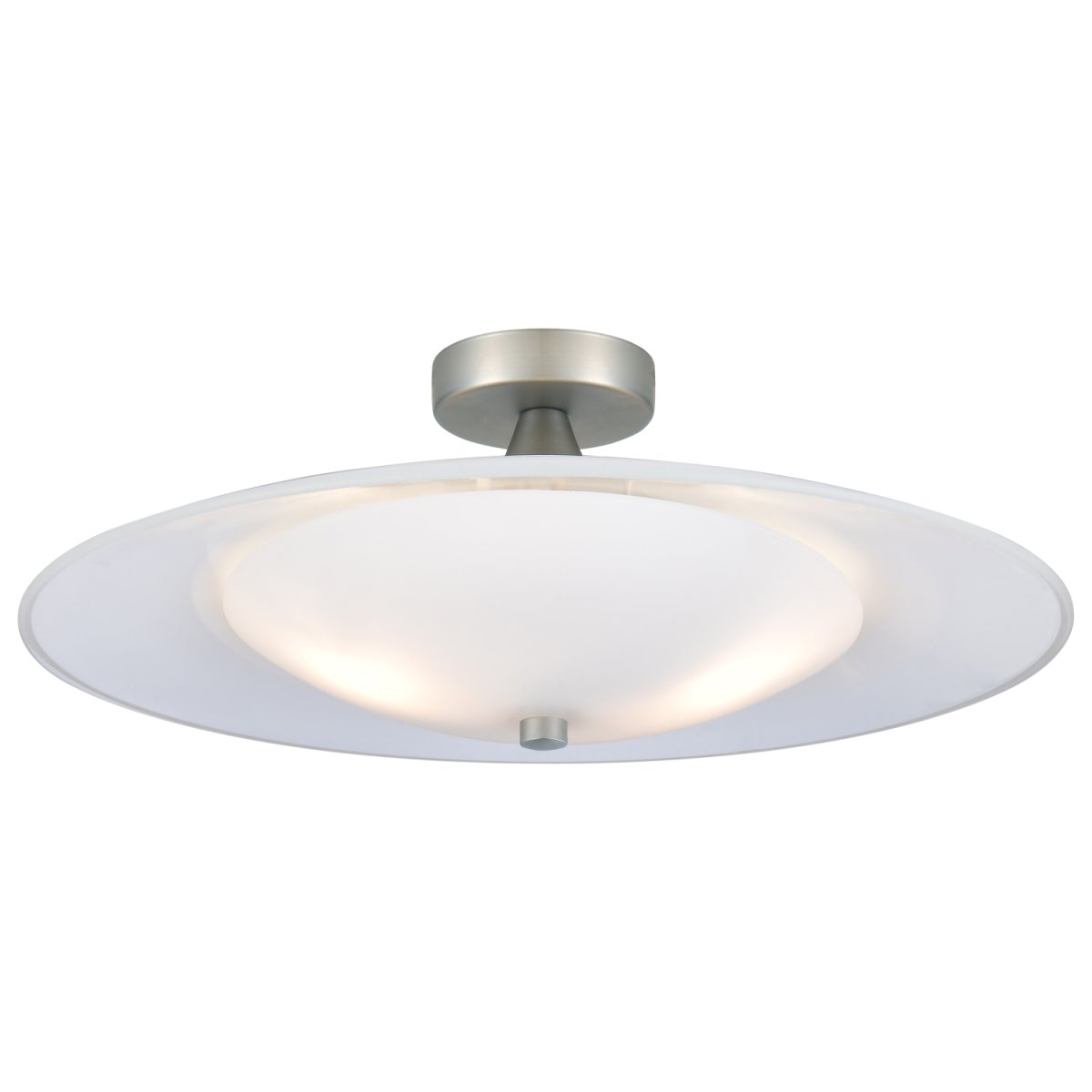 Baroni Ø46 Aluminium plafonnier De Halo Design - Les abat-jour offrent une belle lumière non éblouissante, peu importe où vous placez la lampe.