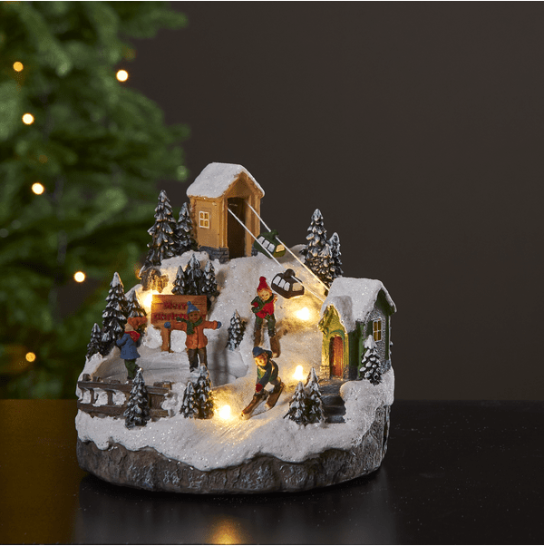 Alpville Multicolore De Star Trading - D&eacute;corez-la pour l'Avent et No&euml;l et cr&eacute;ez une ambiance festive.