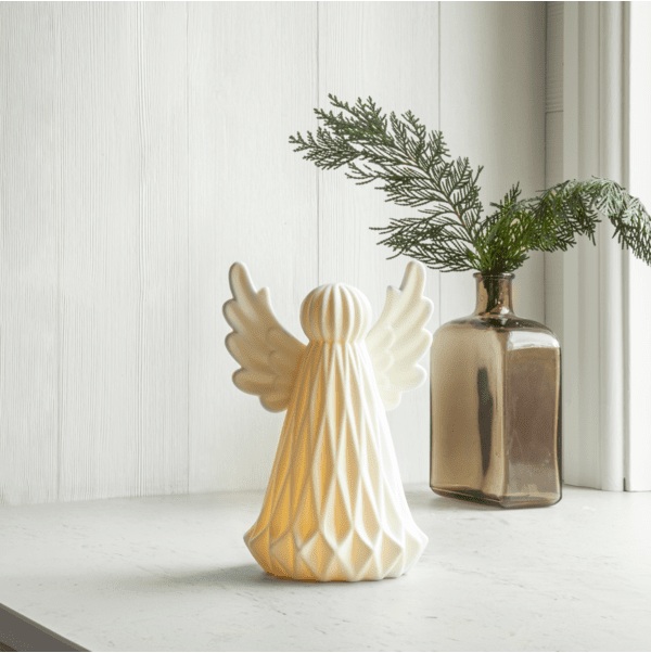 Vinter 20cm Blanc De Star Trading - Il diffuse une lumi&egrave;re blanche chaude et chaleureuse pour une ambiance agr&eacute;able.