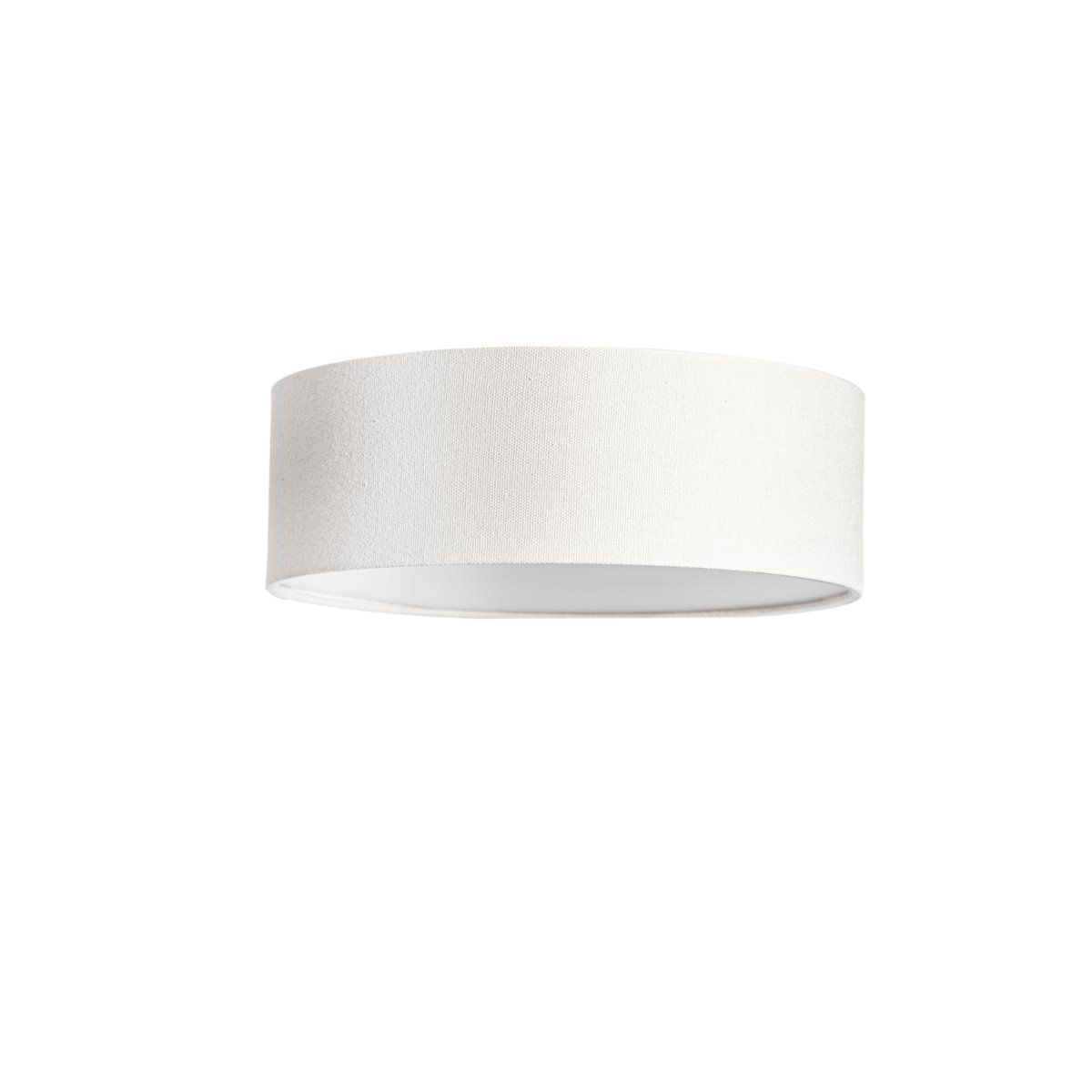 Abbie Ø26 Blanc plafonnier De Cottex - Abbie est un plafonnier élégant doté d'un abat-jour en tissu blanc qui confère à la pièce une ambiance naturelle et chaleureuse.