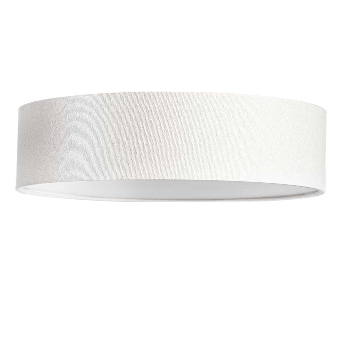 Abbie Ø50 Blanc plafonnier De Cottex - Abbie est un plafonnier élégant doté d'un abat-jour en tissu blanc qui confère à la pièce une ambiance naturelle et chaleureuse.