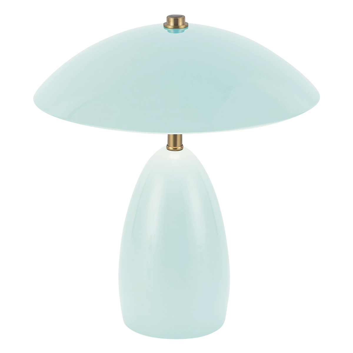 Poppy 27cm bleu clair portable De Elstead Lighting - Son autonomie est de 6 heures &agrave; pleine puissance, 8 heures &agrave; 70 % et 19 heures &agrave; 30 %.