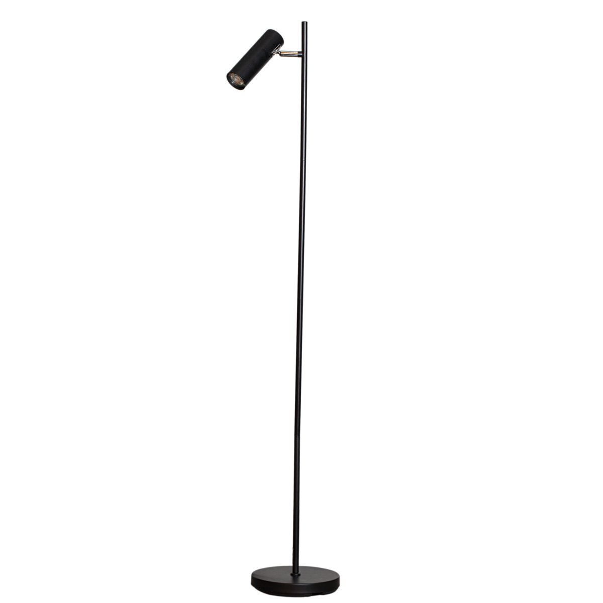  Alpha Noir lampadaire De Cottex - Alpha est un lampadaire &eacute;l&eacute;gant et fonctionnel en m&eacute;tal noir mat, au design &eacute;pur&eacute; et moderne.