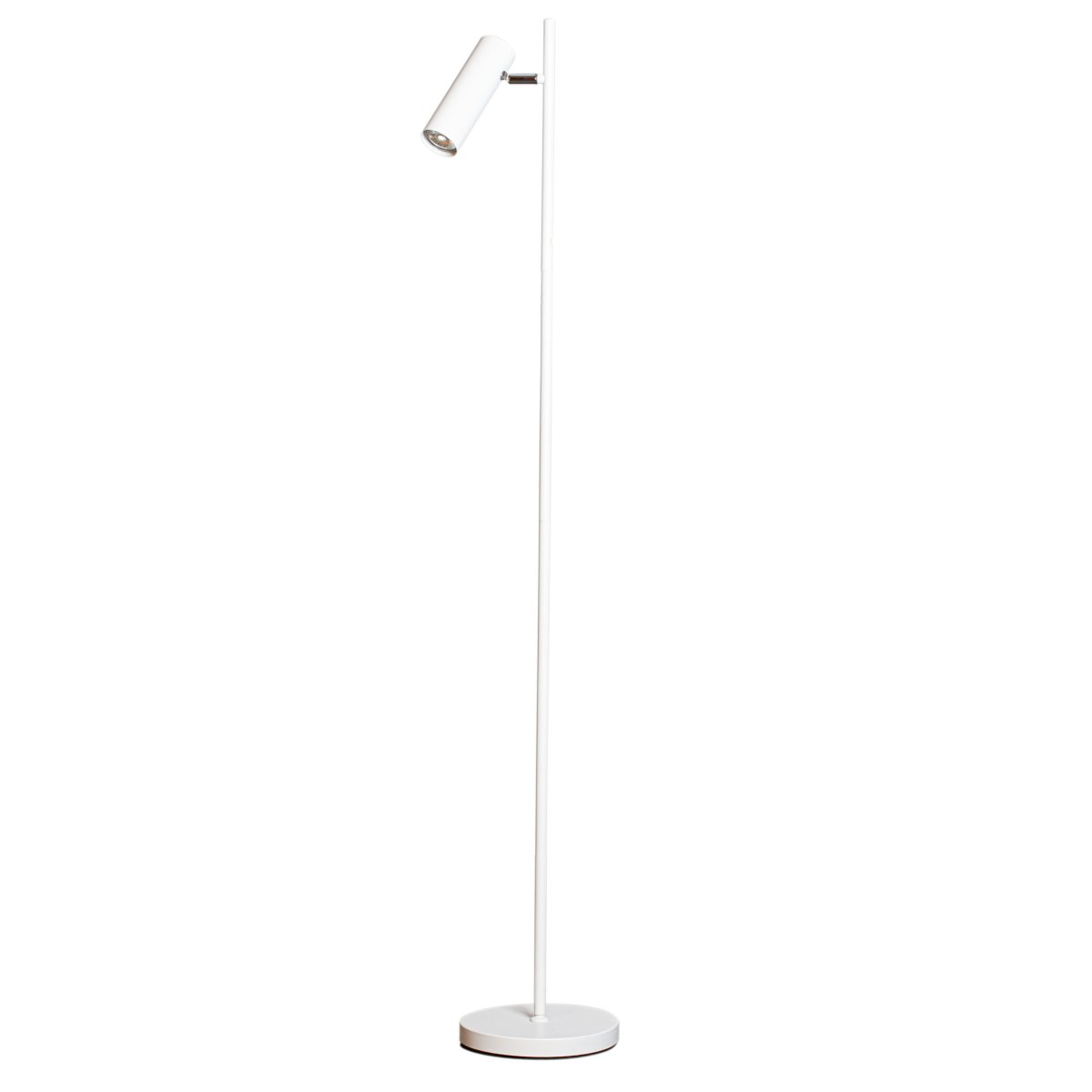  Alpha Blanc lampadaire De Cottex - Alpha est un lampadaire &eacute;l&eacute;gant et fonctionnel en m&eacute;tal blanc mat, au design &eacute;pur&eacute; et moderne.