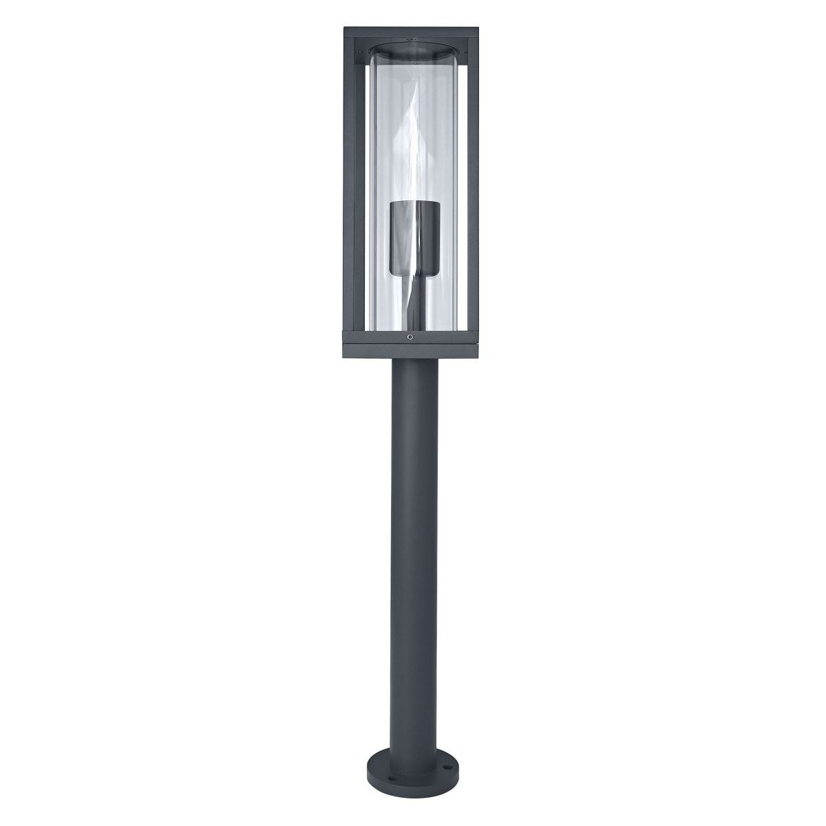 Frame 60cm Gris foncé bornes De Ledvance - Il est fabriqué en aluminium et en verre, offre une lumière claire et fonctionnelle et est protégé contre les intempéries et l'humidité avec un indice de protection IP44.