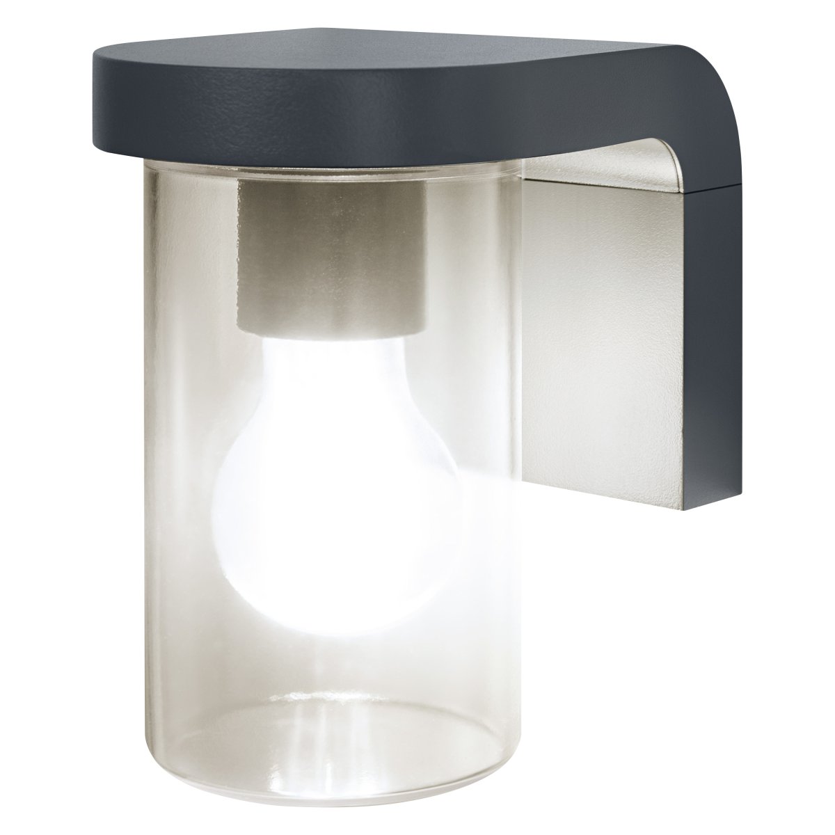 Cascade Gris foncé lampe d’extérieur De Osram - Avec un indice de protection IP44, Cascade est parfait pour une utilisation en ext&eacute;rieur et prot&egrave;ge &agrave; la fois contre l'humidit&eacute; et la salet&eacute;.