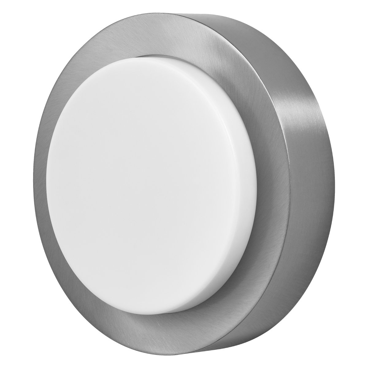 Disc Acier lampe d’extérieur De Osram - Disc &auml;r en innovativ och stilfull fasadlampa som ger b&aring;de funktion och elegans till din entr&eacute; eller uteplats.