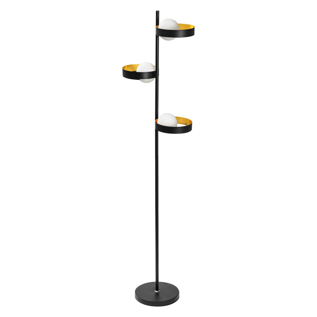 Memphis 3 Noir lampadaire De Ledvance - Il est recommand&eacute; de le placer dans le salon, o&ugrave; il fournit non seulement un &eacute;clairage d'ambiance agr&eacute;able mais repr&eacute;sente &eacute;galement un d&eacute;tail int&eacute;rieur &eacute;l&eacute;gant.