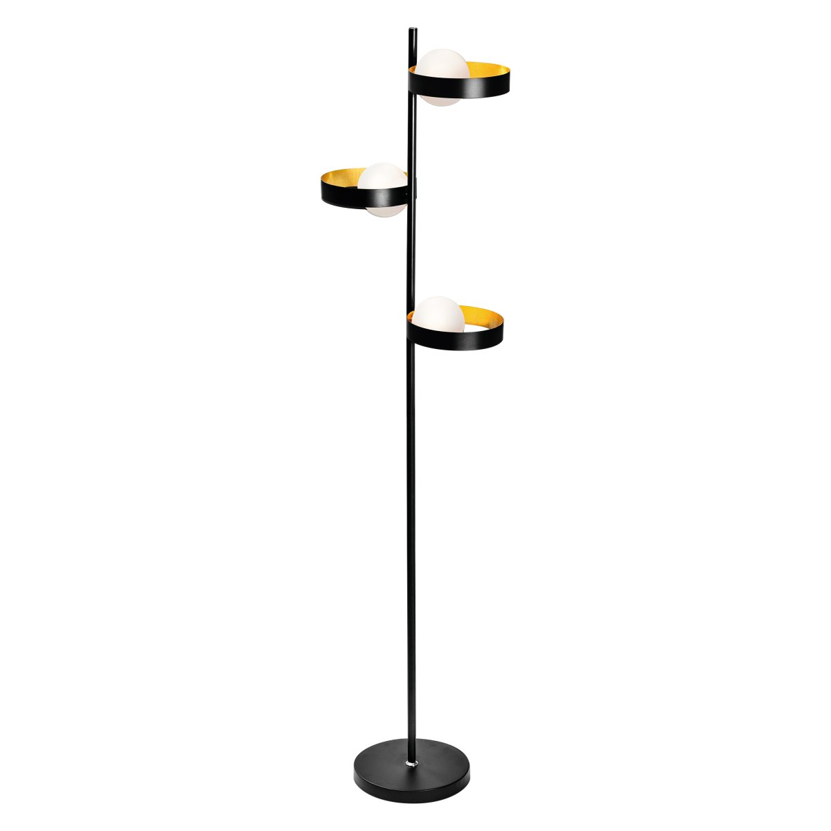 Memphis 3 Noir lampadaire De Ledvance - Il est recommand&eacute; de le placer dans le salon, o&ugrave; il fournit non seulement un &eacute;clairage d'ambiance agr&eacute;able mais repr&eacute;sente &eacute;galement un d&eacute;tail int&eacute;rieur &eacute;l&eacute;gant.
