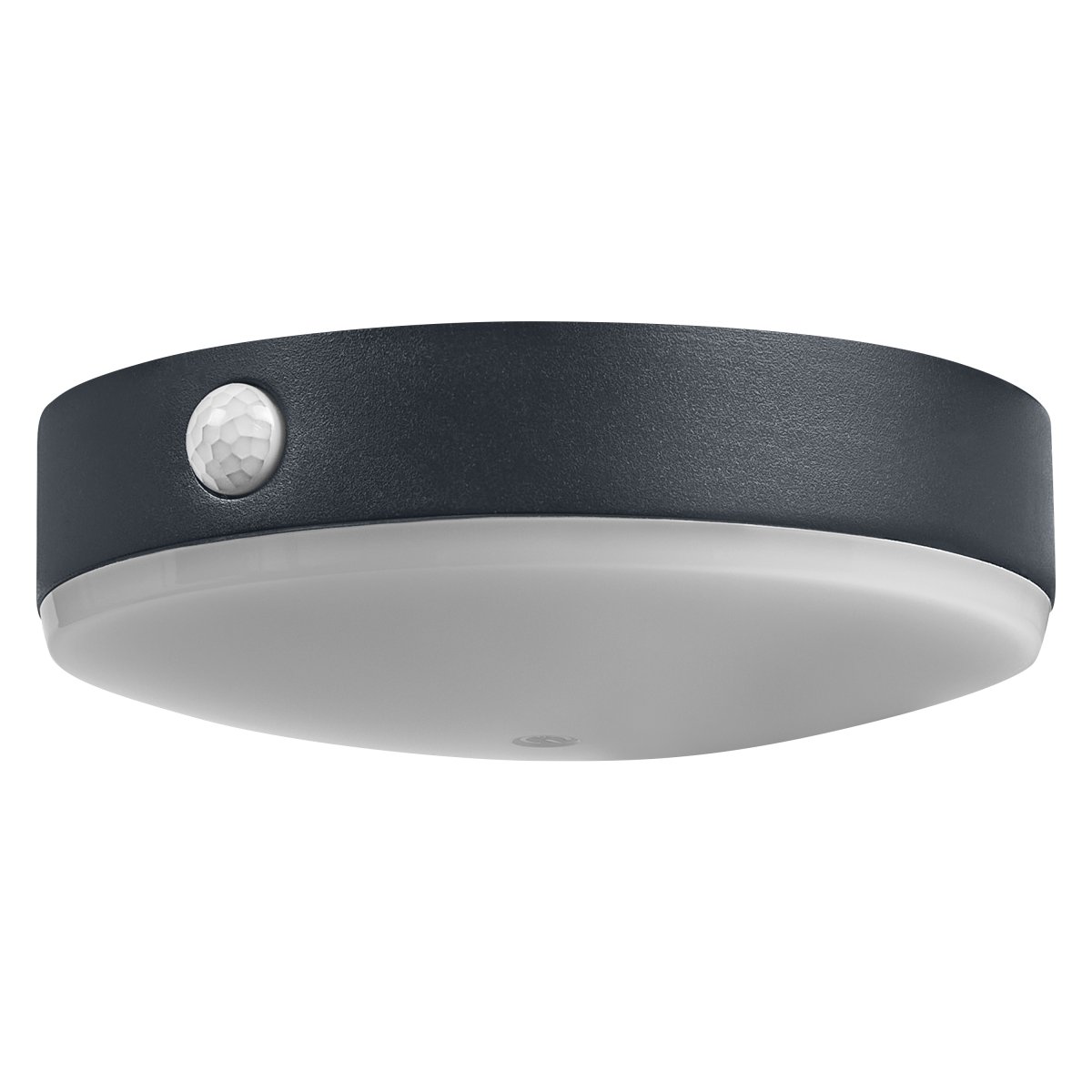 Tossa Sensor Noir lampe solaire De Ledvance - Le capteur de mouvement PIR intégré et le capteur de lumière du jour allument automatiquement la lampe lorsqu'un mouvement est détecté dans l'obscurité, garantissant ainsi sécurité et efficacité énergétique.