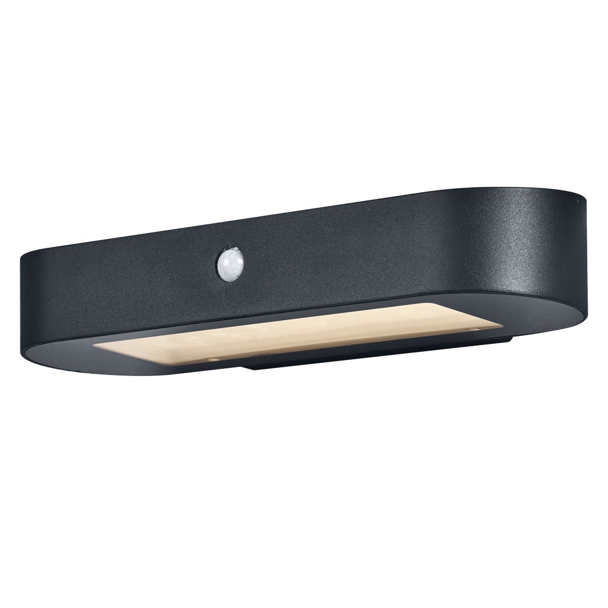 Ovale Sensor 3000K Gris foncé lampe solaire De Ledvance - Le capteur de mouvement PIR int&eacute;gr&eacute; et le capteur de lumi&egrave;re du jour allument automatiquement la lampe lorsqu'un mouvement est d&eacute;tect&eacute; dans l'obscurit&eacute;, garantissant ainsi s&eacute;curit&eacute; et efficacit&eacute; &eacute;nerg&eacute;tique.