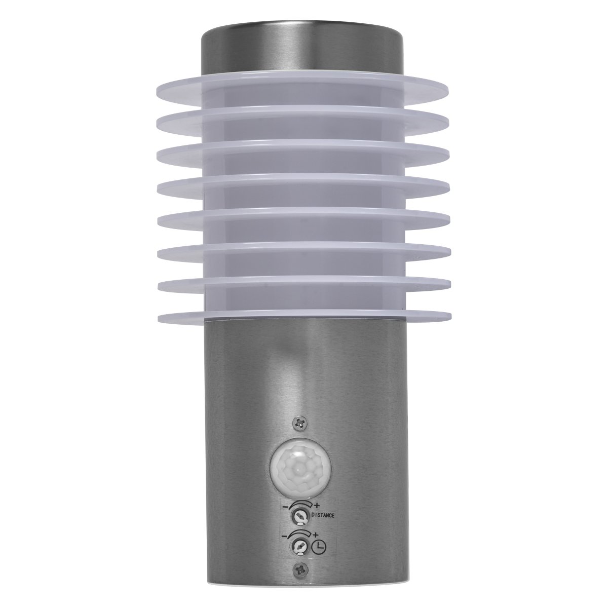 Rondo Sensor Acier lampe d’extérieur De Ledvance - Med sin stilrena design och effektiva funktionalitet &auml;r denna armatur det perfekta valet f&ouml;r att b&aring;de belysa och s&auml;kerst&auml;lla ditt utomhusomr&aring;de.