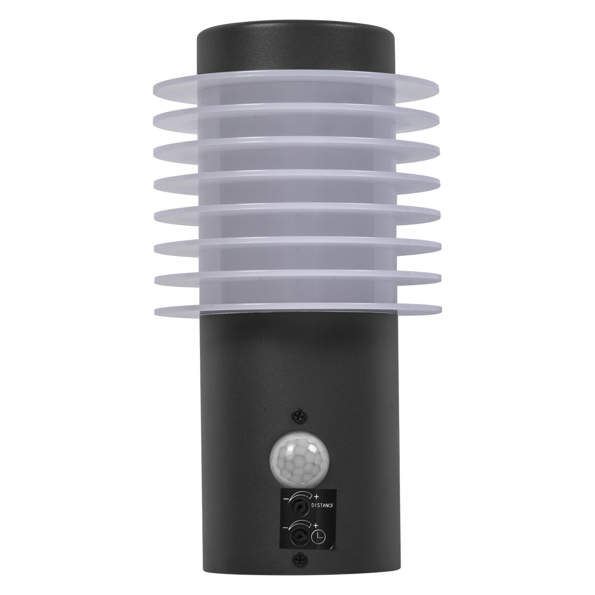 Rondo Sensor Gris foncé lampe d’extérieur De Ledvance - Med sin stilrena design och effektiva funktionalitet &auml;r denna armatur det perfekta valet f&ouml;r att b&aring;de belysa och s&auml;kerst&auml;lla ditt utomhusomr&aring;de.