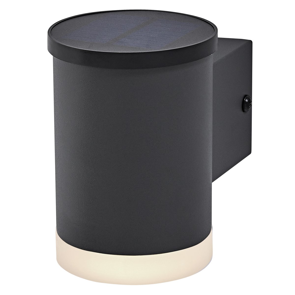 Oxford Gris foncé lampe solaire De Osram - Il est fabriqu&eacute; en acier inoxydable et poss&egrave;de un indice de protection IP44, ce qui le rend &agrave; la fois r&eacute;sistant aux intemp&eacute;ries et robuste.